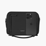 Túi xách tay đeo chéo da bò Nappa TC06 đen