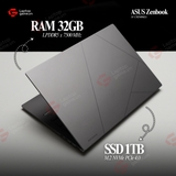 ASUS Zenbook 14 UM3406KA  (Ryzen AI 7 350 | 32GB | 1TB | AMD Radeon Graphics | 14inch 3K | Win 11 | Xám)