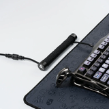 Cáp xoắn bàn phím cơ cao cấp GravaStar Coiled Aviator USB Cable - Black (GS A7_AC_BLK)