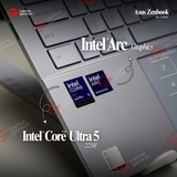 Asus Zenbook 14 UX3405C ( Ultra5-255H | RAM 16G | SSD 512GB | 14inch 2.8K 120Hz OLED - Foogy Silver )