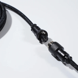 Cáp xoắn bàn phím cơ cao cấp GravaStar Coiled Aviator USB Cable - Black (GS A7_AC_BLK)
