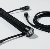 Cáp xoắn bàn phím cơ cao cấp GravaStar Coiled Aviator USB Cable - Black (GS A7_AC_BLK)