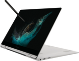 [New 100% kèm bút spen] Samsung Galaxy Book 2 PRO 360 2in1 SILVER(Core i7-1260P, Ram 16GB, SSD 512GB, 13,3' FHD AMOLED Touch Screen)