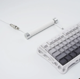 Cáp xoắn bàn phím cơ cao cấp GravaStar Coiled Aviator USB Cable - White (GS A7_AC_WHT)
