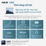 Laptop Asus Zenbook 14 UX3405CA-PZ204WS (Ultra 9 285H | 32GB | 1TB | Intel® Arc™ Graphics | 14.0inch 3K OLED | Cảm ứng | Bút cảm ứng | Win 11 | Office | Xanh)