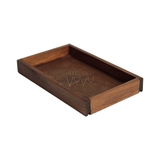 Khay gỗ thông rustic mini 15x25x3