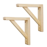 Cặp chân kệ gỗ Simple 19cm màu natural