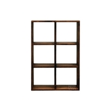 Kệ gỗ thủ công caro 6 ô 30x45x11cm