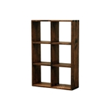 Kệ gỗ thủ công caro 6 ô 30x45x11cm