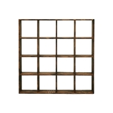 Kệ gỗ thủ công caro 16 ô 60x60x11cm