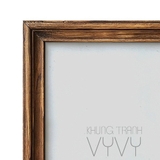 Khung gỗ cổ điển viền cong A2 (420x594mm)