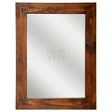 Khung gương gỗ thông 60x80cm viền trơn 8cm
