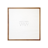Khung gỗ thông viền mảnh 60x60cm màu rustic