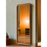 Khung gương gỗ tần bì 3cm bo góc 50x150