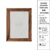 Khung gỗ cổ điển viền xéo A4 (210x297mm)