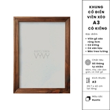 Khung gỗ cổ điển viền xéo A3 (297x420mm)