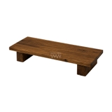 Bục gỗ thông Rustic 15x40x8cm chân gỗ bệt