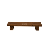 Bục gỗ thông Rustic 15x40x8cm chân gỗ bệt