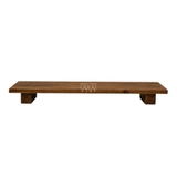 Bục gỗ thông Rustic 20x80x8cm chân gỗ bệt