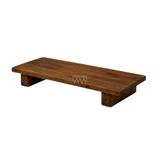 Bục gỗ thông Rustic 20x60x8cm chân gỗ bệt