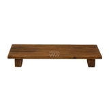 Bục gỗ thông Rustic 20x60x8cm chân gỗ bệt