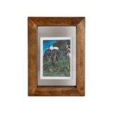 Khung gỗ trong suốt 10x15cm màu rustic (Có khe thả kiếng)