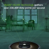 iRobot® Roomba 981 Robot hút bụi được kết nối Wi-Fi®, Lý tưởng cho Lông thú cưng, Thảm, Sàn cứng, Công nghệ Power Boost; Màu đen