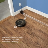 iRobot® Roomba 981 Robot hút bụi được kết nối Wi-Fi®, Lý tưởng cho Lông thú cưng, Thảm, Sàn cứng, Công nghệ Power Boost; Màu đen