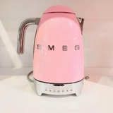 Ấm Đun Nước Siêu Tốc Smeg KLF04PKEU Pink, Chỉnh Nhiệt, 2400W