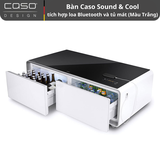 Bàn tích hợp bộ nhạc và tủ lạnh Caso Sound & Cool