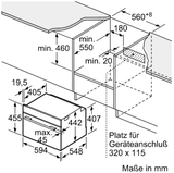 Lò Nướng Bosch CBG675BS3 Serie 8 – Âm tủ, nhỏ gọn, Dung tích 47 Lít