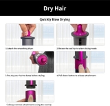 Máy Tạo Kiểu Tóc Dyson Airwrap Complete Fuschia HS05 (Màu Hồng và Xám)