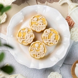 Khuôn làm bánh trung thu thỏ ngắm trăng 75gr
