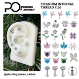 TITANIUM F136 - CÀNH BÔNG HOA MÀU HỒNG MS160250