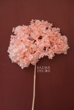 Cành hoa tú cầu sấy khô nguyên cành 65cm - Hồng