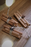 Set 3 khúc quế thơm mini cạo vỏ cột sẵn trang trí handmade