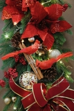 Cành thông treo cửa Traditional Christmas 110cm - Tặng kèm dây đèn ngôi sao