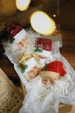 .Phụ kiện treo - Set 4 ông già Noel Vintage châu Âu mẫu ngẫu nhiên 15cm