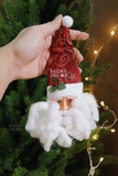 .Phụ kiện treo - Set 4 ông già Noel Vintage châu Âu mẫu ngẫu nhiên 15cm