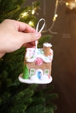 Phụ kiện treo Wonderland - Marshmallow Town - Ngôi nhà đường nâu
