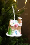 Phụ kiện treo Wonderland - Marshmallow Town - Ngôi nhà đường nâu