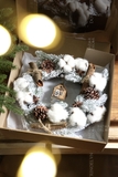 .Vòng nguyệt quế tuyết 30cm - Snowy Haven