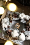 .Vòng nguyệt quế tuyết 30cm - Snowy Haven