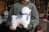 .Gấu bông bé lạc đà lông trắng dễ thương Alpaca