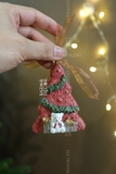 Phụ kiện treo cổ tích - Vintage Nostalgia - Cây thông đỏ