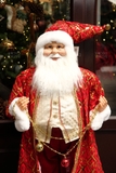 Ông già Noel Royal Grand 120cm - Áo choàng đỏ vàng lấp lánh