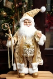 Ông già Noel Royal 80cm - Vàng gold