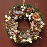 Vòng nguyệt quế 30cm - Frosted Dawn