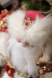 Ông già Noel mặc áo choàng đỏ và mũ lông Nga 40cm
