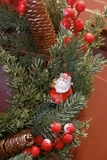 .Vòng nguyệt quế 35cm Twin Santas